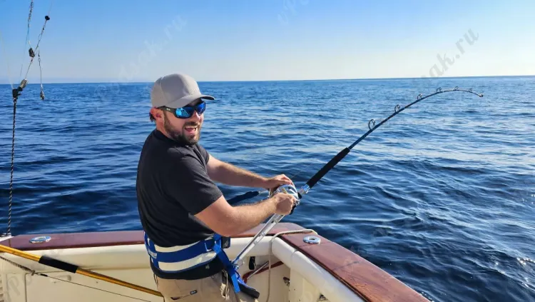 Новость рыбалки: Рыбалка на рыбу-меч: 45-минутная схватка принесла трофейную рыбу